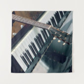 Tenture Joli design de piano (Devant (Horizontal))