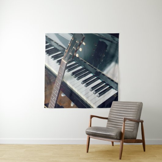 Tenture Joli design de piano (En situation)