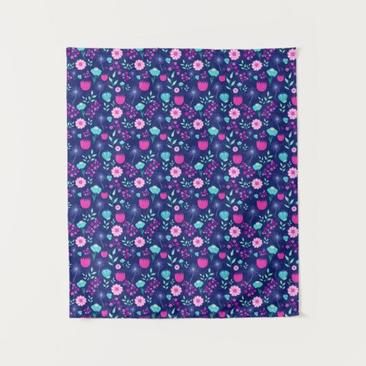 Tenture Joli fond à motif floral (Devant)