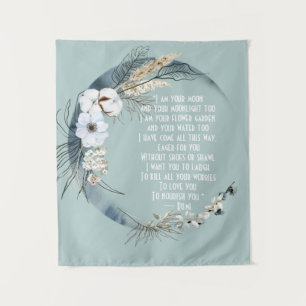 Tenture Joli Je Suis Votre Lune Rumi