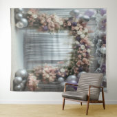 Tenture Joli Lavande Floral Balloon Arch suspendu (En situation (horizontale))