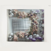 Tenture Joli Lavande Floral Balloon Arch suspendu (Devant (Horizontal))