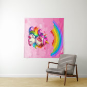 Tenture Joli licorne. (En situation (horizontale))