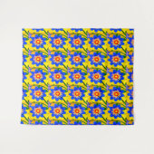 Tenture Joli Motif de fleurs Abstraites (Devant (Horizontal))