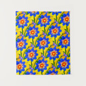 Tenture Joli Motif de fleurs Abstraites (Devant)