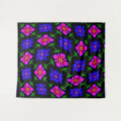 Tenture Joli Motif de fleurs roses (Devant (Horizontal))