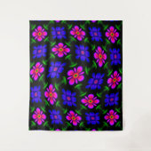 Tenture Joli Motif de fleurs roses (Devant)