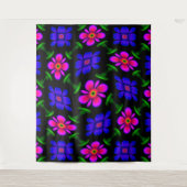 Tenture Joli Motif de fleurs roses (Devant)