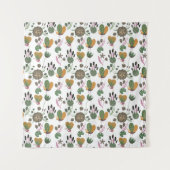 Tenture Joli motif floral (Devant)
