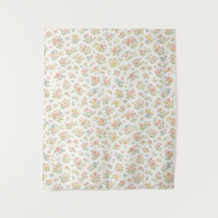 Tenture Joli motif floral discret sans couture