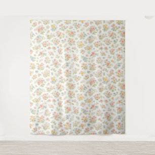 Tenture Joli motif floral discret sans couture