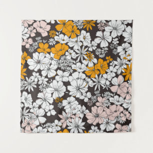 Tenture Joli motif floral Ditsy sans couture. Fleur coloré