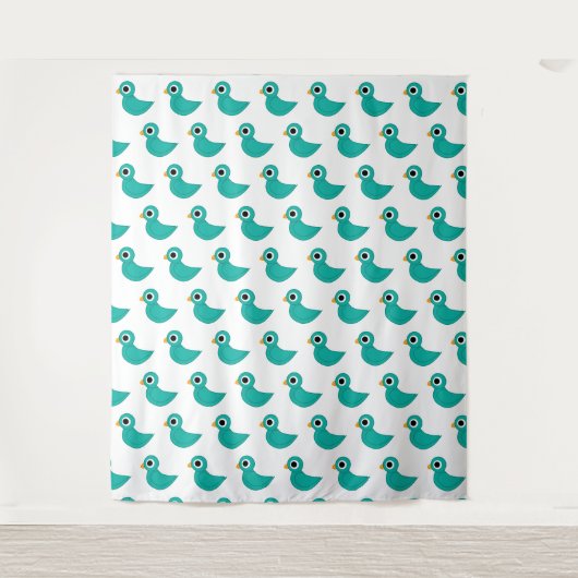 Tenture Joli oiseau bleu (Devant)