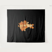 Tenture Joli patchwork de canard Halloween Party (Devant (Horizontal))