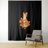 Tenture Joli patchwork de canard Halloween Party (En situation)