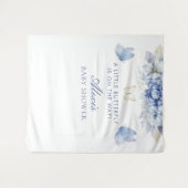 Tenture Joli petit Baby shower papillon (Devant (Horizontal))