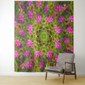 Tenture Joli rose Phlox tourbillon.... (En situation)