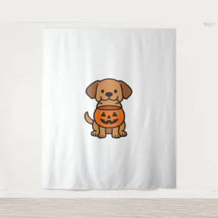 Tenture Joli T-shirt classique avec un chien en caricature