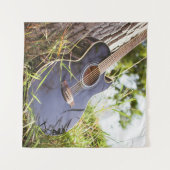 Tenture Jolie basse guitare (Devant (Horizontal))