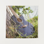 Tenture Jolie basse guitare (Devant)