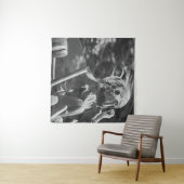 Tenture Jolie femme en voiture convertible (En situation (horizontale))