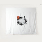 Tenture Jolie T-shirt Halloween Sloth Adorable et Éffrayan (Devant (Horizontal))