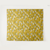 Tenture Jolies fleurs blanches (Devant (Horizontal))