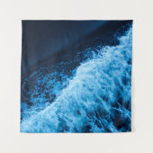 Tenture Jolies vagues bleues (Devant)