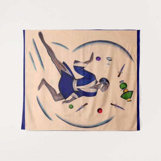 Tenture jonglage de l'impression jongleur (Devant (Horizontal))