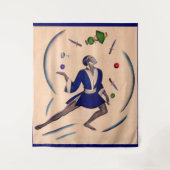 Tenture jonglage de l'impression jongleur (Devant)