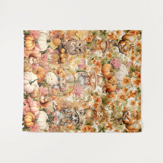 Tenture Jote Citrouille Patch Visiteurs Halloween Backdrop (Devant (Horizontal))