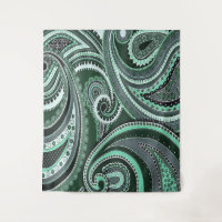 Jouer avec des motifs Paisley Tons aigue-marine