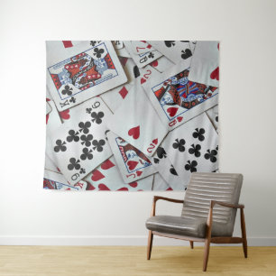 Tenture Jouer Cartes Poker Jeux Reine Roi