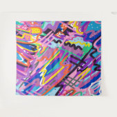 Tenture Jouer en couleur Art Abstrait (Devant (Horizontal))