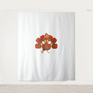 Tenture Joueur de balle de pilules Thanksgiving Paddleball