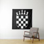 Tenture Joueur d'échecs Cadeaux pour Croates Drapeau Croat (En situation)