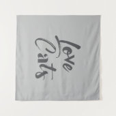 Tenture Joueuse, joyeuse, moderne, design mignon de Love C (Devant (Horizontal))