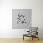 Tenture Joueuse, joyeuse, moderne, design mignon de Love C (En situation)