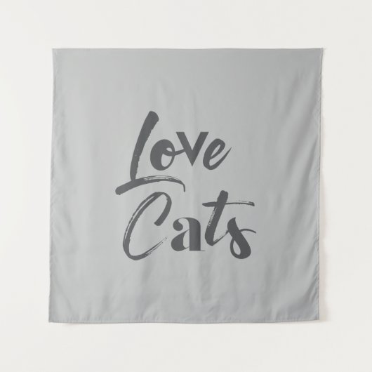 Tenture Joueuse, joyeuse, moderne, design mignon de Love C (Devant)