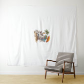 Tenture Jour de congé de la maman d'Halloween (En situation (horizontale))