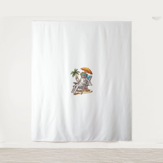 Tenture Jour de congé de la maman d'Halloween (Devant)