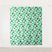 Tenture Jour de la Saint Patrick de printemps vert irlanda (Devant)