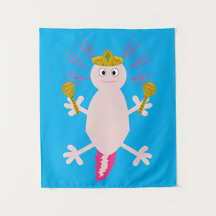 Tenture Jour de l'Axolotl mexicain mort