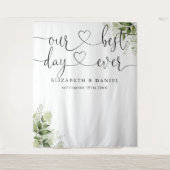 Tenture Jour meilleur Script de verdure Mariage arrière-pl (Devant)