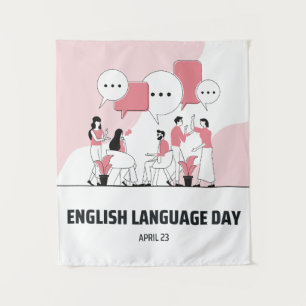 Tenture Journée de l'anglais