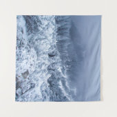 Tenture Journée d'hiver au beau milieu des montagnes (Devant (Horizontal))