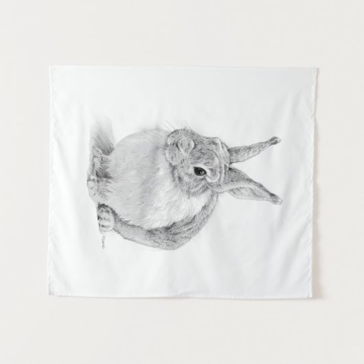 Tenture Journée du lapin (Devant (Horizontal))