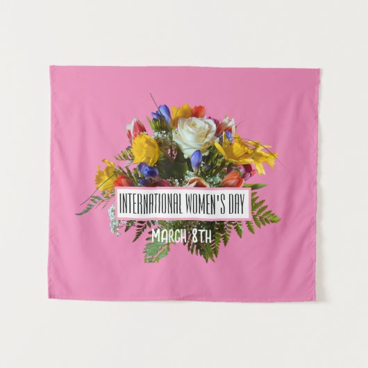 TENTURE JOURNÉE INTERNATIONALE DE LA FEMME 8 MARS (Devant (Horizontal))