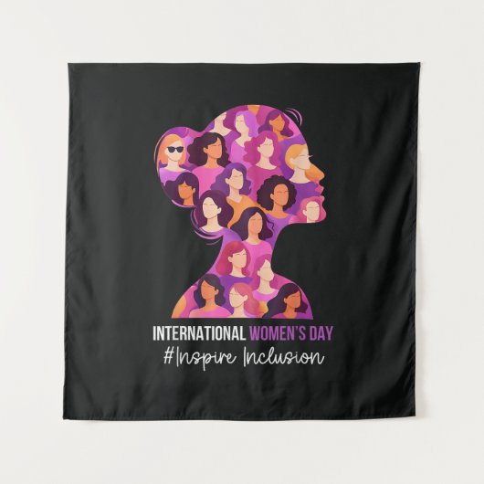 Tenture Journée internationale des femmes 8 mars (Devant)