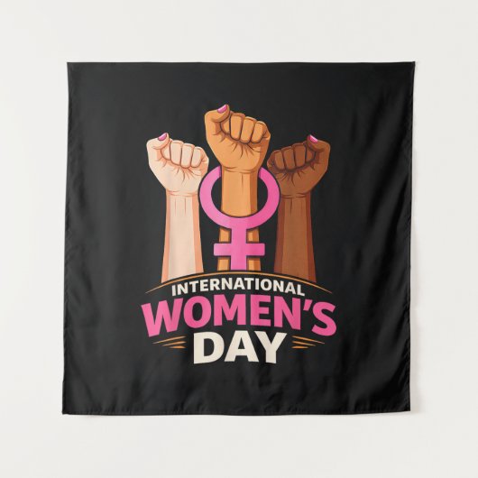 Tenture Journée internationale des femmes 8 mars (Devant)